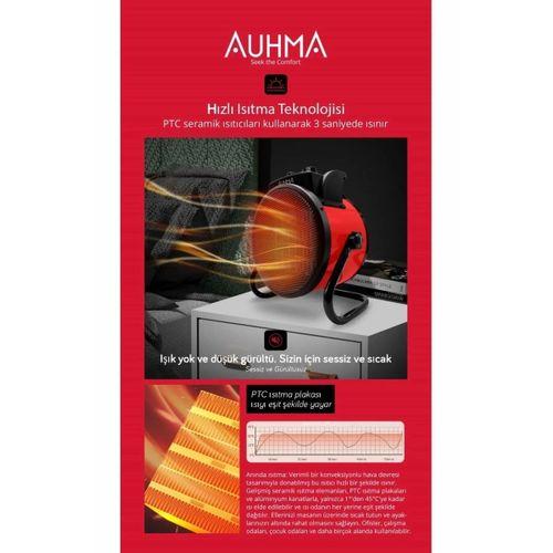 Ultra Güçlü 3000 Watt Taşınabilir Elektrikli Portatif Isıtıcı Soba Sıcak Hava Üfleyen Fan Radyatör