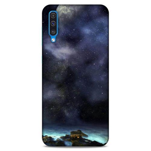 Lopard Samsung Galaxy A50 Uyumlu Kılıf Gece'S (15) Antişok Kılıf Ay Işığında