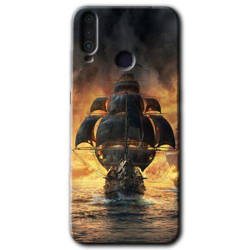 General Mobile GM 10 HD Baskılı Kılıf + 9D Tam Ekran Koruyucu - Siyah İnci