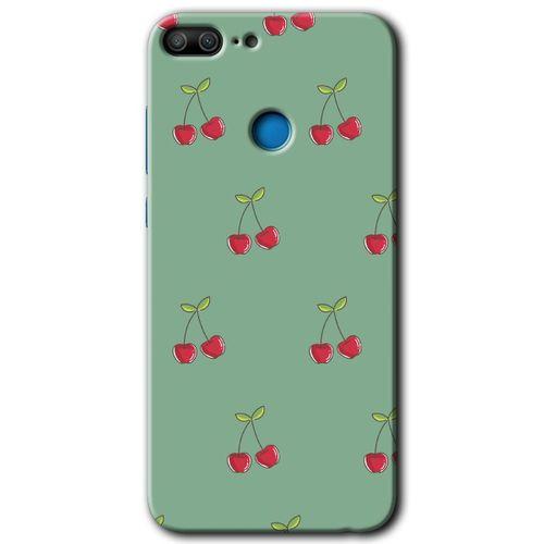 Honor 9 Lite Kılıf HD Desen Baskılı Arka Kapak - Kiraz Berry