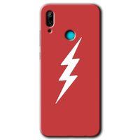 Huawei P smart 2019 Kılıf HD Desen Baskılı Arka Kapak - Flash Logo
