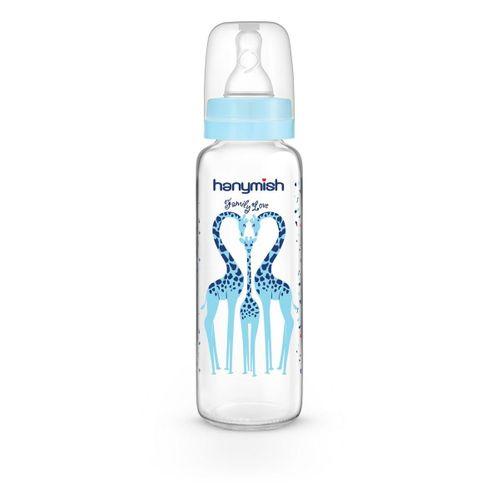 Hanymish Cam Biberon 240 ml 0-6 Ay - Mavi
