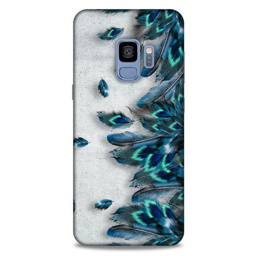 Samsung Galaxy S9 Kılıf Desenli Özel Seri Tüyler (41) Tank Kılıf