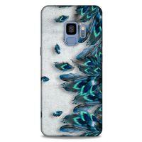 Samsung Galaxy S9 Kılıf Desenli Özel Seri Tüyler (41) Tank Kılıf