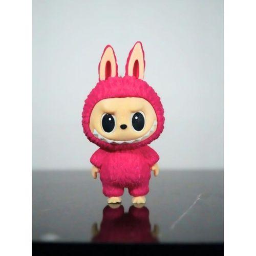 Labubu Sevimli Pembe Oyuncak  Anahtarlık 13cm