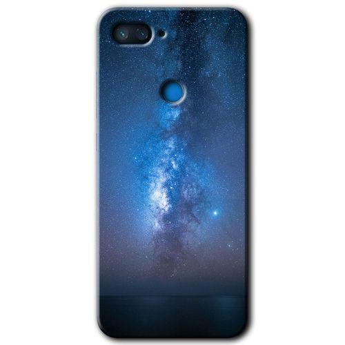 Xiaomi Mi 8 Lite Kılıf HD Desen Baskılı Arka Kapak - Samanyolu + Kırılmaz Cam