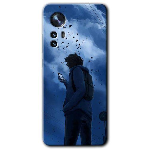 Potkal Hediye Fabrikası Xiaomi Mi 12 Kılıf HD Desen Baskılı Arka Kapak - Sonbahar Yalnızlığı