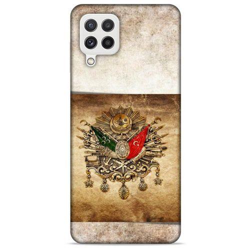 Samsung Galaxy A22 Uyumlu Kılıf Ottoman (11) Tam Koruma Tuğra