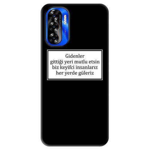 Reeder P13 Blue 2022 Kılıf HD Yazı Baskılı Silikon Arka Kapak - Yazı 4