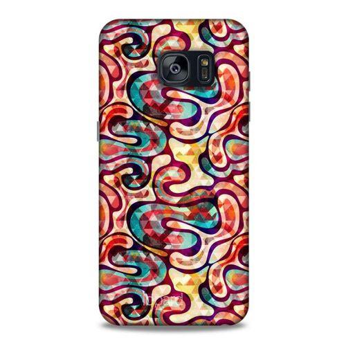 Samsung Galaxy S7 Edge Kılıf Pastel Renkler (34) Slim Armor Kılıf Karışık Renkli