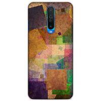 Lopard Xiaomi Redmi K30 5G Uyumlu Kılıf Soyut Sanat (37) Baskılı Silicone Cover