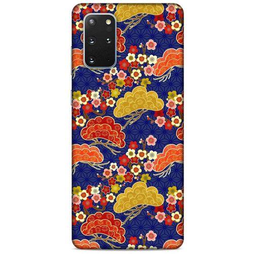 Samsung Galaxy S20 Plus Kılıf Japonya (50) Shockproof Kılıf Renkli Çiçekler