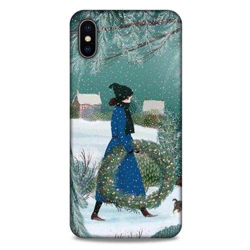 Apple iPhone XS Max Kılıf Snowix (41) Tank Kılıf Mavi Yeşil