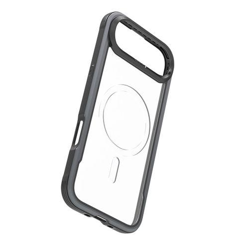 Apple iPhone 17 Air Kılıf M-safe Şarj Özellikli Airbagli Raptic Shield Serisi Şeffaf Arka Yüzey Kapak
