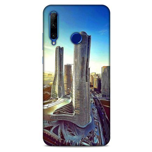 Huawei Honor 20 Lite Kılıf Dünya Mimarisi (50) Shockproof Kılıf Pin On Towers