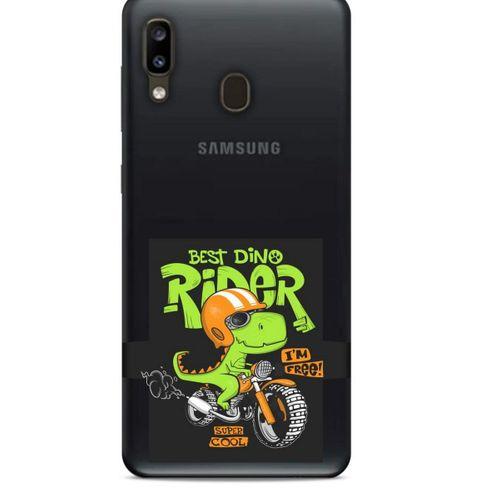 Zoologix (58) Samsung Galaxy A11 Şeffaf Kılıf Silikon Desenli