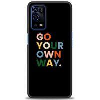 Oppo A55 Kılıf HD Baskılı Kılıf - Go Your + Tam Ekran Koruyucu