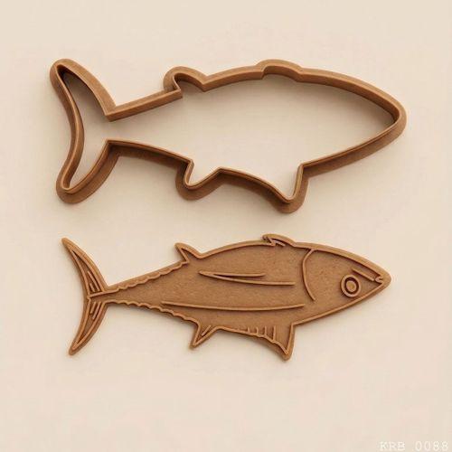 3Lü Balık Figürlü Hamur Şekillendirici Kurabiye Kalıbı Oyun Hamuru Kalıbı 11 5 cm