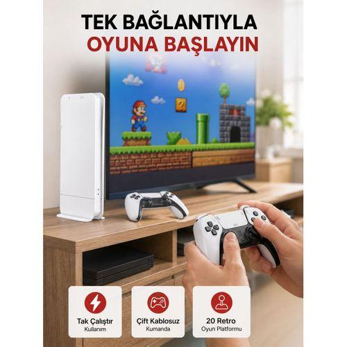 20 000 Klasik Oyun Dahili Kablosuz Kontrollü Oyun Kutusu