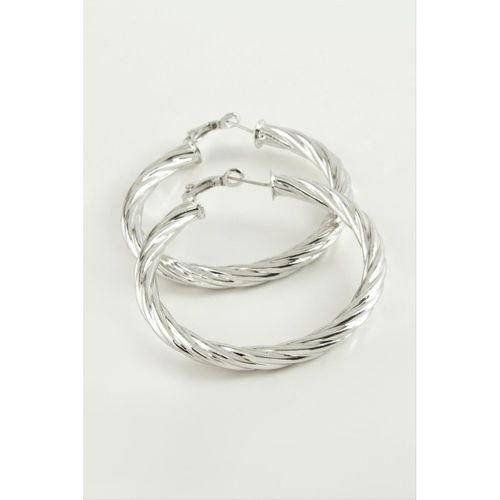 Burgulu Halka Küpe 4,5 cm