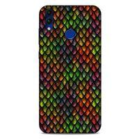 Huawei Honor 8C Kılıf Dragons (6) Silikon Kılıf Ejderha Skin Çok Renkli