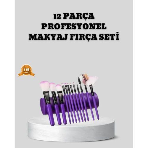 12 Parça Makyaj Fırça Seti – Profesyonel Ve Günlük Kullanıma Uygun