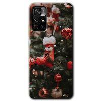 MRCİLETİSİM Poco M4 Pro 5G Kılıf HD Desen Baskılı Arka Kapak + Temperli Cam - Happy New Year