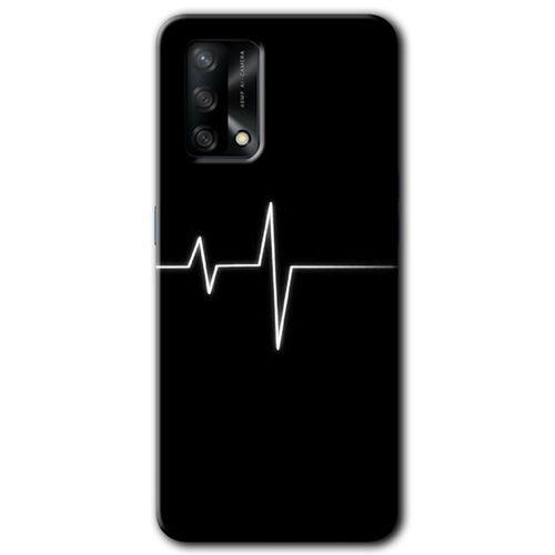 OPPO Oppo A74 Kılıf HD Desen Baskılı Arka Kapak - Heart Rytm