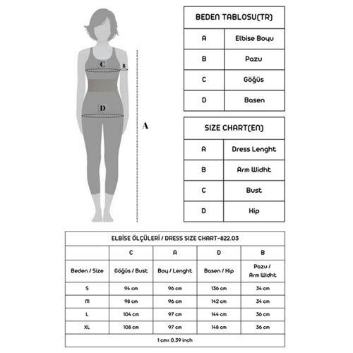 Pazen Saks Çiçek Yakalı Elbise