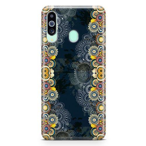 Samsung Galaxy M40 Kılıf Ayçiçkli Motifler Arka Kapak Koruma Desenli Full Koruyucu