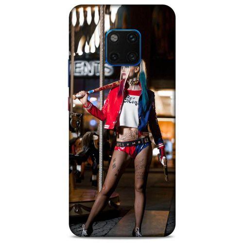 Huawei Mate 20 Pro Uyumlu Kılıf Harley Quinn (24) Darbe Emici Kılıf Kiraz kırmızısı