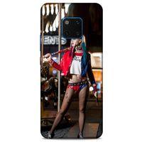 Huawei Mate 20 Pro Uyumlu Kılıf Harley Quinn (24) Darbe Emici Kılıf Kiraz kırmızısı