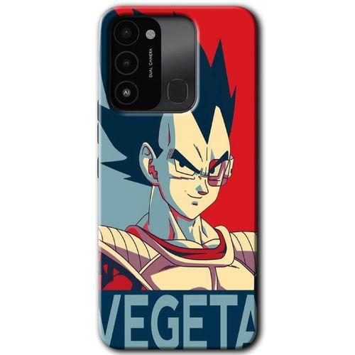 Tecno Spark 8C Kılıf HD Desen Baskılı Arka Kapak - Vegeta