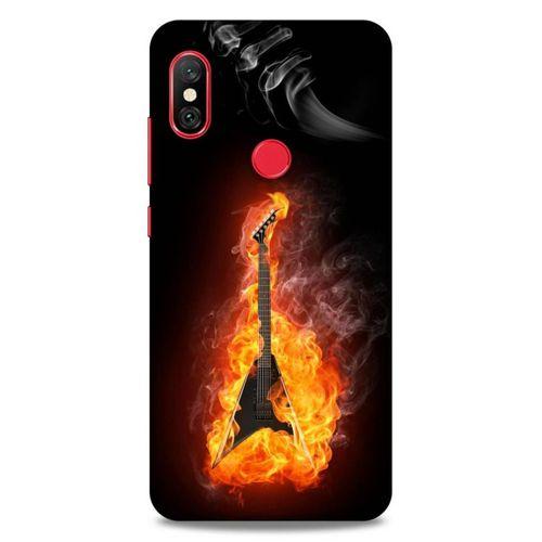 Lopard Xiaomi Redmi Note 6 Pro Uyumlu Kılıf FireX (12) Koruyucu Silikon Elektro Gitar