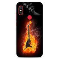 Lopard Xiaomi Redmi Note 6 Pro Uyumlu Kılıf FireX (12) Koruyucu Silikon Elektro Gitar