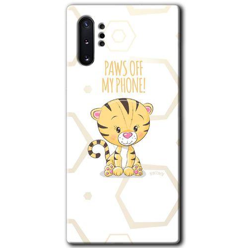 Potkal Hediye Fabrikası Samsung Galaxy Note 10 Plus Kılıf HD Desen Baskılı Arka Kapak - Sevimli Kedi 1