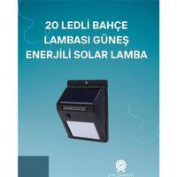 Hareket Sensörlü Solar Lamba | 120° Algılama Açısı, 3-4 Metre Mesafe, Suya Dayanıklı Led