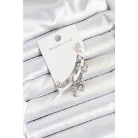 Pirinç Gümüş Renk Set Küpe