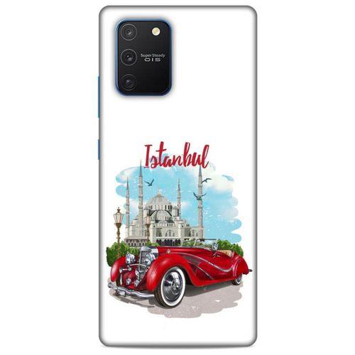Retro (22) Desen Tam Koruma Kılıfı Renkli Samsung Galaxy S10 Lite Kılıf