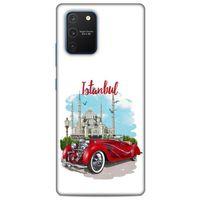 Retro (22) Desen Tam Koruma Kılıfı Renkli Samsung Galaxy S10 Lite Kılıf