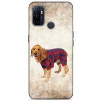 Huawei P40 Kılıf Köpek Kıyafetleri (47) Crystal Flex Kılıf Golden Gömlek