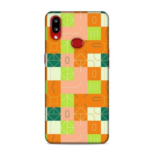Samsung Galaxy A10s Uyumlu Kılıf Insomnia (48) Bumper Kılıf Fıstık Yeşili Turuncu