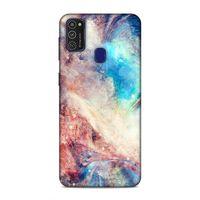 Samsung Galaxy M21 Kılıf Renklerin Dansi Arka Kapak Silikon Koruma Full Koruyucu