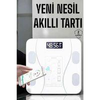 Tartı Baskül Dijital Elektronik Tartı Vücut Analiz Wifi Akıllı Yağ Ölçer