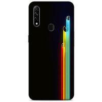 Retro (29) Desen Arka Koruma Kılıfı Renkli Oppo A31 Kılıf