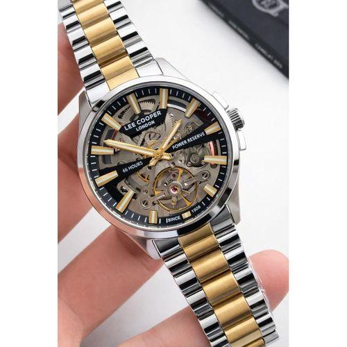 Lee Cooper Otomatik Erkek Kol Saati 50 Mt Suya Dayanıklı Çelik Kordon Bileklik Hediyeli VS.BLKT.0905