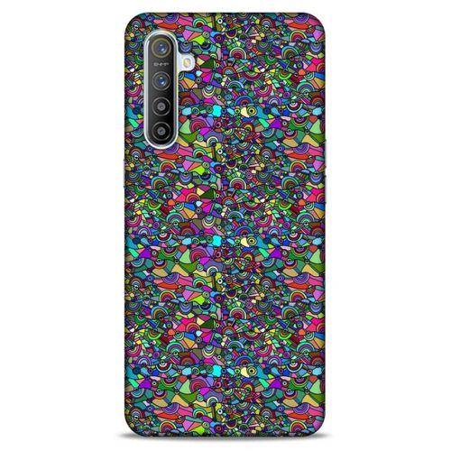 Lopard Oppo Realme XT Uyumlu Kılıf Soyut Sanat (31) Baskılı TPU Kılıf