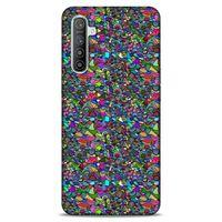 Lopard Oppo Realme XT Uyumlu Kılıf Soyut Sanat (31) Baskılı TPU Kılıf