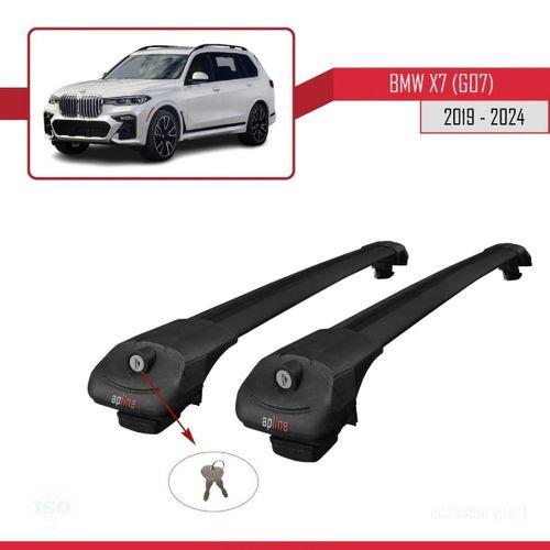 BMW X7 (G07) 2019 ve Sonrası ile uyumlu ACE-1 Ara Atkı Tavan Barı SİYAH