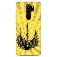 Lopard Xiaomi Redmi Note 8 Pro Uyumlu Kılıf Tattoo's (41) Tank Kılıf Gitar Dövmesi